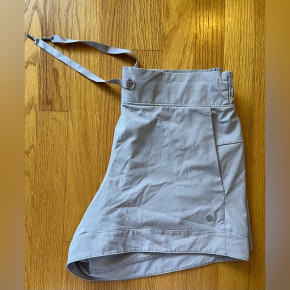 Apana (from Nordstrom Rack) medium athletic shorts. EUC. Dusky gray. - Picture 6 of 8